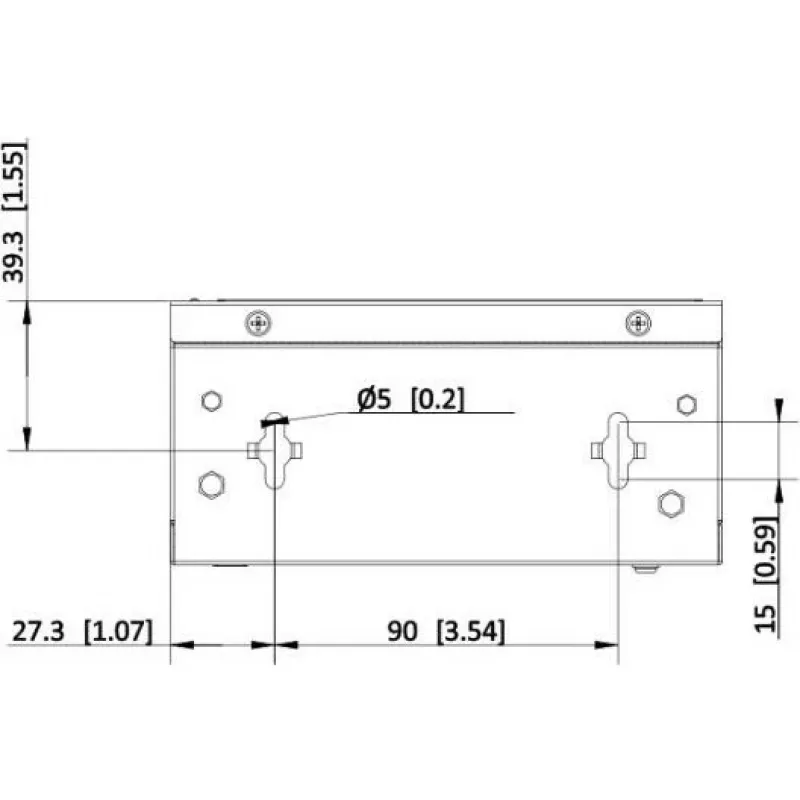 Hikvision DS-3E1508-EI(V2) 8 prievadų Gigabit išmanusis valdomas PoE+ jungiklis