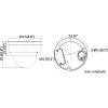 Hikvision iDS-2CD7D87G0-XS 8MP lauko tinklo kupolinė kamera su 2,8–12 mm motorizuotu varifokaliniu objektyvu, 4K, 140dB WDR, IP67, IK10, DarkFighter, išmaniuoju aptikimu, PoE