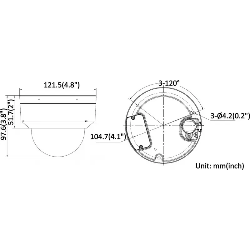 Hikvision iDS-2CD7D87G0-XS 8MP lauko tinklo kupolinė kamera su 2,8–12 mm motorizuotu varifokaliniu objektyvu, 4K, 140dB WDR, IP67, IK10, DarkFighter, išmaniuoju aptikimu, PoE