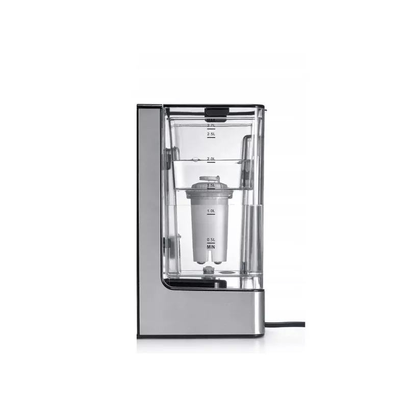 HNC HWS 8731 elektrinis virdulys su temperatūros reguliavimu, 1,7 l, 2200 W, stiklas ir nerūdijantis plienas, palaiko šilumą, mėlynas LED, 360° pagrindas