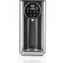 HNC HWS 8731 elektrinis virdulys su temperatūros reguliavimu, 1,7 l, 2200 W, stiklas ir nerūdijantis plienas, palaiko šilumą, mėlynas LED, 360° pagrindas