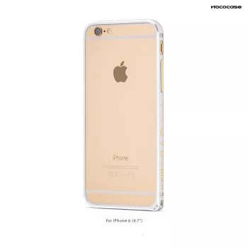 Hoco Apple iPhone 6 Good Fortune Bumper Case sidabrinis