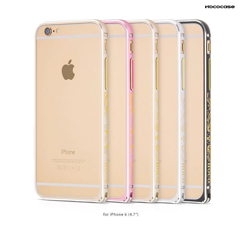 Hoco Apple iPhone 6 Good Fortune Bumper Case sidabrinis