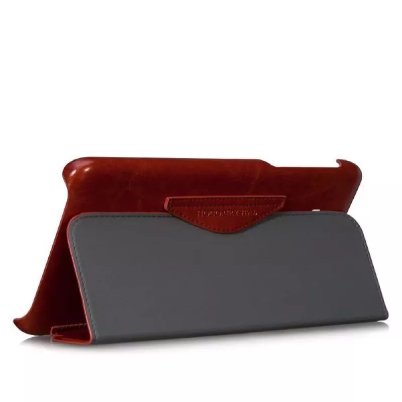Hoco Crystal Folder Series apsauginis dėklas Samsung Galaxy Tab 3 7.0 T210, ruda spalva