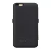 Hoco Ultra Thin Battery Case 3000mAh su Odiniu Dėklu, Skirta Apple iPhone 6/6S, Juoda