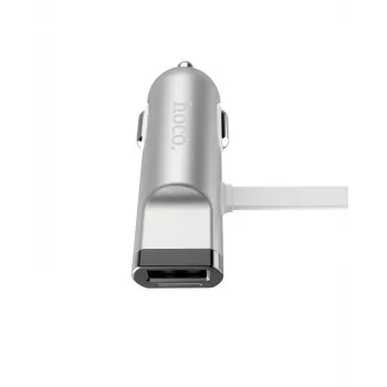 Hoco Universal UCL01 Multifunction Apple + Micro USB laidas sidabrinis 1,2 m
