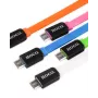 Hoco UPM02 Colorful Micro USB kabelis rožinis 1m