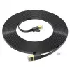 Hoco US07 General Pure Copper Flat Network Cable (10m) Black