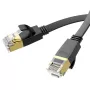 HOCO US07 General Pure Copper Flat Network Cable (1m) Black