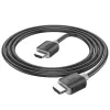 Hoco US08 HDMI 2.0 laidas 2m juodas 4K HDR 18Gbps Kištukas-Kištukas