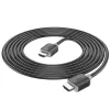 Hoco US08 HDMI 2.0 laidas 3m Juodas 4K HDR Auksuotas
