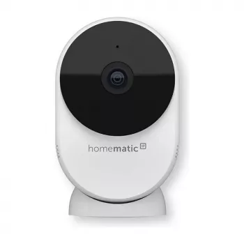 Homematic IP Indoor Camera basic (HmIP-CI-B) – 3 MP Wi-Fi Security Camera, White/Black