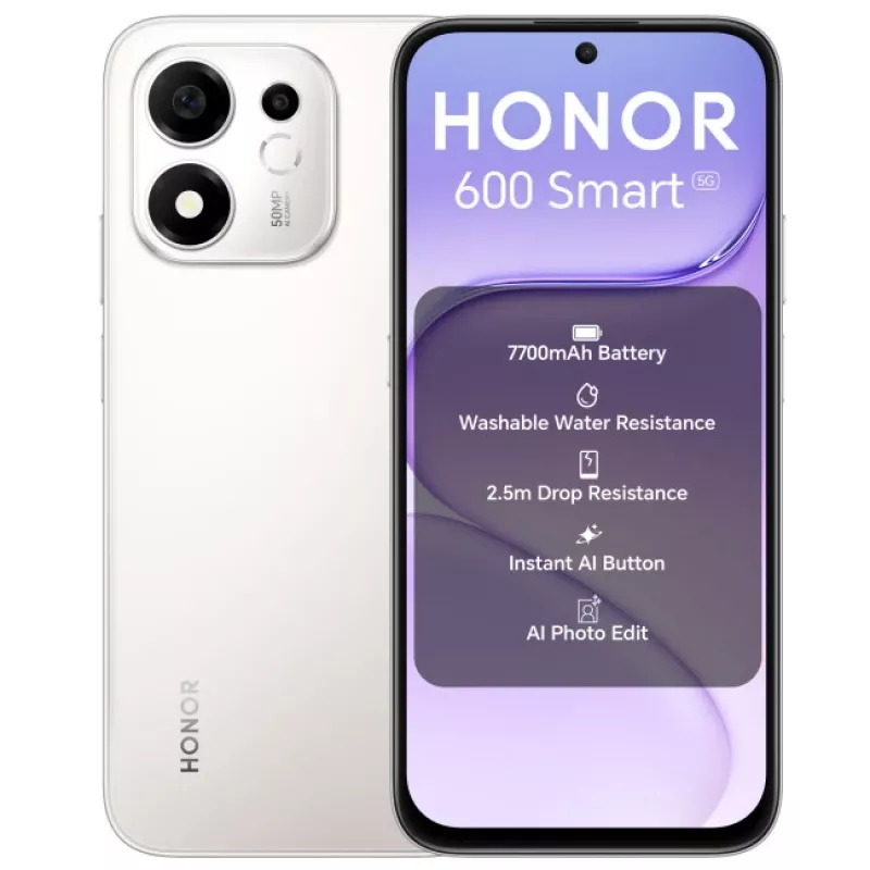 Honor 600 Smart 4GB/256GB, sidabrinis (ES)