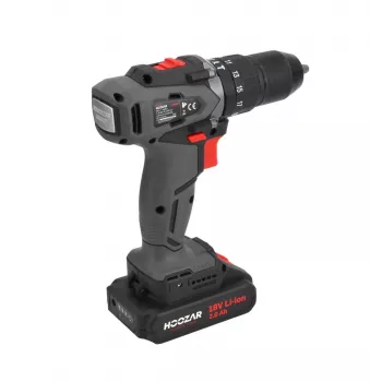 HOOVER HOOZAR belaidis gręžtuvas-suktuvas 18V 2x2.0Ah 45Nm CD45BL-D2