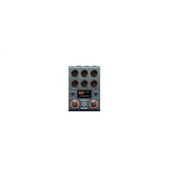 Hotone NeonGlow Verbera Reverb gitaros efektų pedalas su šviečiančiomis rankenėlėmis