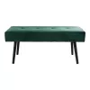 House Nordic Batų Suoliukas Velvet Green 100x35x44