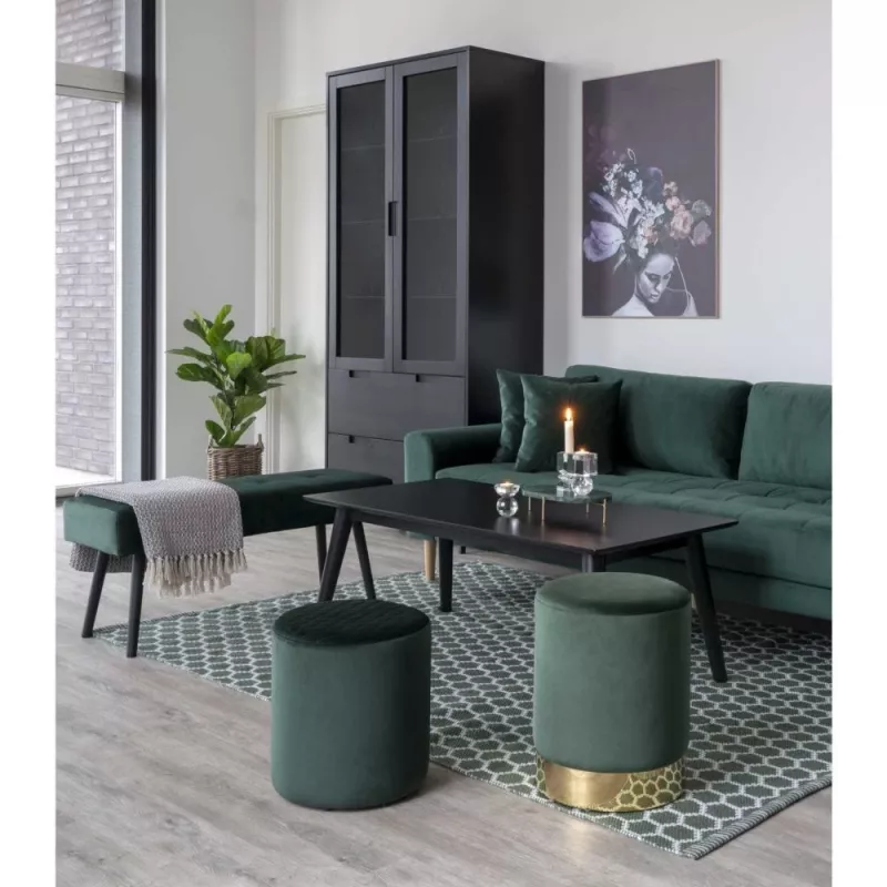 House Nordic Batų Suoliukas Velvet Green 100x35x44