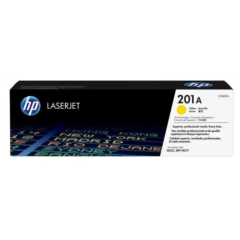 HP 201A Geltonas Original LaserJet Tonerio Kasetė (CF402A) – 1400 puslapių
