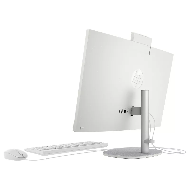 HP 24-cr0450ng All-in-One PC, 23.8 col. FHD IPS, Intel Core i5-1334U, 8 GB RAM, 512 GB SSD, Windows 11 Home, baltas