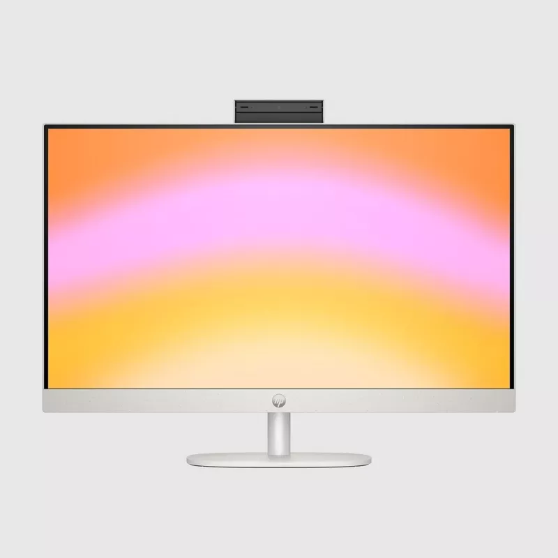 HP 27-cr0204nw AMD Ryzen 7 7730U 27 colių Full HD All-in-One PC, 16 GB DDR4, 512 GB SSD, Free DOS, Wi-Fi 6, Baltas