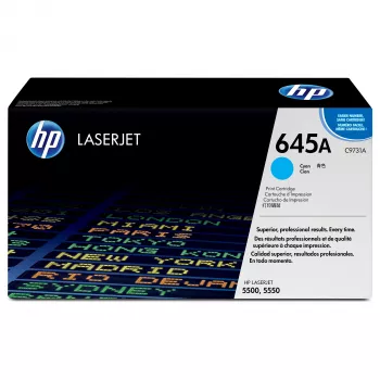 HP 645A Cyan Original Toner Cartridge (C9731A)