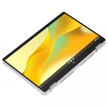 HP Chromebook x360 14b-cd0420ngx – 14 inch FHD IPS Touchscreen Convertible – Intel N200 – 8GB RAM – 128GB UFS – Chrome OS – sidabrinis