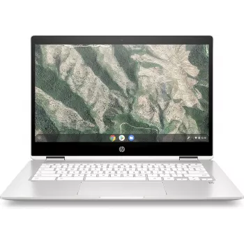 HP Chromebook x360 14c-cc0004na 14 inch FHD Touch 2-in-1 nešiojamas kompiuteris (Intel Core i5-1135G7, 8GB RAM, 256GB SSD, Chrome OS, Natural Silver)