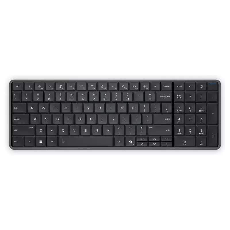 HP EliteBoard G1a Next Gen AI PC - AMD Ryzen 7 PRO 350, 32GB RAM, 1TB SSD, Windows 11 Pro, Wi-Fi 7, juodos spalvos