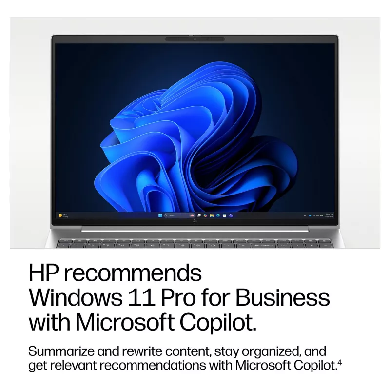 HP EliteBook 6 G2i 16 colių WUXGA Intel Core 5 320 16GB RAM 512GB SSD Windows 11 Pro sidabrinis nešiojamas kompiuteris