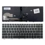 HP EliteBook 840 G5 / 846 G5 / 745 G5 nešiojamojo kompiuterio klaviatūros keitimas - sidabrinė, apšviesta, US English išdėstymas