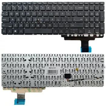 HP EliteBook 850 G8 klaviatūra su Trackpoint, US English, su apšvietimu, juoda