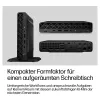 HP EliteDesk 8 Mini G2a Mini PC, AMD Ryzen AI 5 435, 16GB RAM, 512GB SSD, Windows 11 Pro, juoda