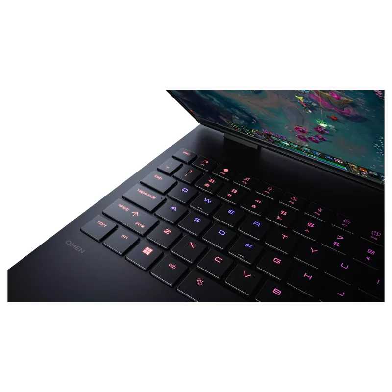 HP HyperX OMEN 15-gb0175ng 15,6 colio žaidimų nešiojamas kompiuteris - AMD Ryzen 7 8745HX, 24GB DDR5, 1TB SSD, NVIDIA GeForce RTX 5060, Windows 11 Home, Shadow Black