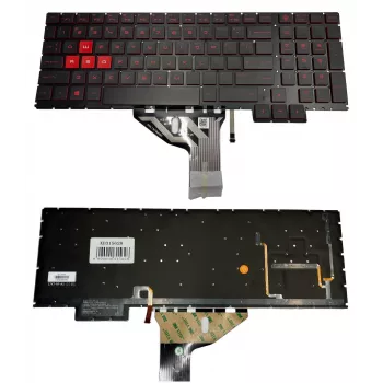 HP Omen 15-ce016na klaviatūra su apšvietimu