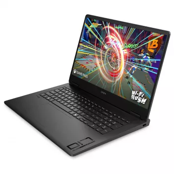 HP OMEN 17-db1077ng žaidimų nešiojamasis kompiuteris, 17.3 inch QHD 240Hz, AMD Ryzen AI 7 8845HS, 24GB DDR5, 1TB SSD, RTX 4060, Windows 11 Home