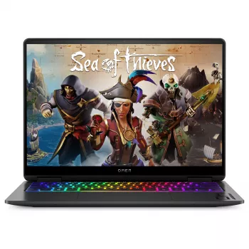 HP OMEN Transcend 14-fb1196ng 14 colių žaidimų nešiojamasis kompiuteris - 2.8K OLED 120Hz, Intel Core Ultra 9 285H, 32GB RAM, 2TB SSD, RTX 5070, Windows 11 Home, vokiška QWERTZ klaviatūra, Shadow Black