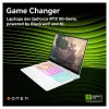 HP OMEN Transcend 14-fb1196ng 14 colių žaidimų nešiojamasis kompiuteris - 2.8K OLED 120Hz, Intel Core Ultra 9 285H, 32GB RAM, 2TB SSD, RTX 5070, Windows 11 Home, vokiška QWERTZ klaviatūra, Shadow Black