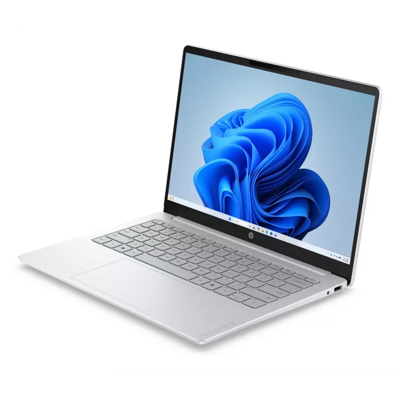 HP OmniBook 3 14-hu0012nwx 14 inch 2K IPS nešiojamas kompiuteris – Intel Core 3 100U, 8GB DDR5, 256GB SSD, Windows 11 Home, Glacier Silver