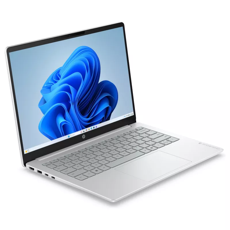 HP OmniBook 3 14-hy0131ng 14 colių Full HD IPS nešiojamas kompiuteris, AMD Ryzen 3 7320U, 8GB RAM, 512GB SSD, Windows 11 Home, Natural Silver