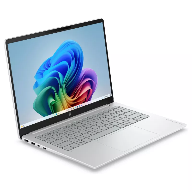 HP OmniBook 3 14-hz0351ngx Snapdragon X X1-26-100 16GB RAM 512GB SSD 14 inch Full HD nešiojamasis kompiuteris Windows 11 Home - sidabrinis