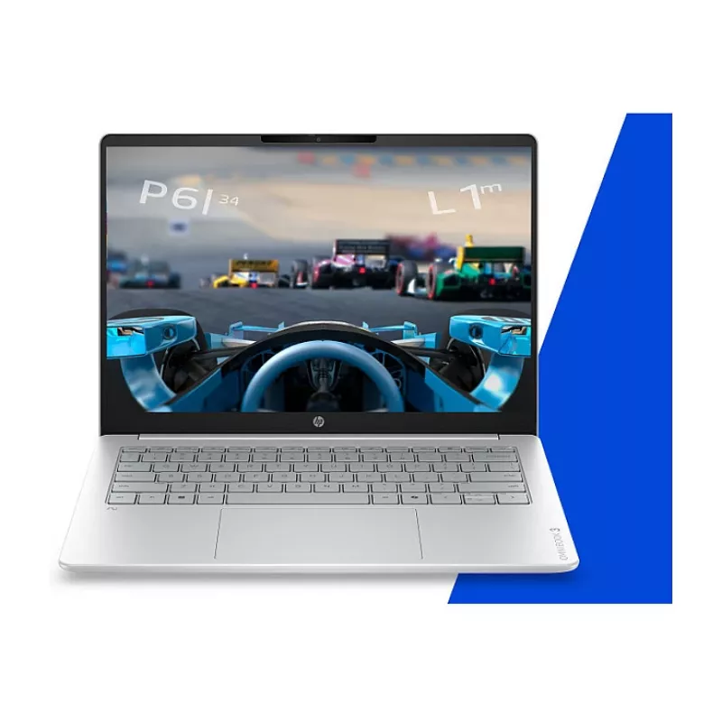HP OmniBook 3 14-hz0351ngx Snapdragon X X1-26-100 16GB RAM 512GB SSD 14 inch Full HD nešiojamasis kompiuteris Windows 11 Home - sidabrinis