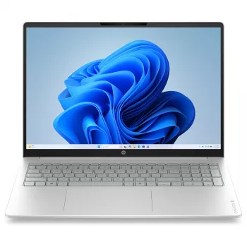 HP OmniBook 3 16-bu0151ng 16 colių WUXGA IPS nešiojamas kompiuteris, Intel Core 5 120U, 12GB RAM, 512GB SSD, Windows 11 Home, Natural Silver