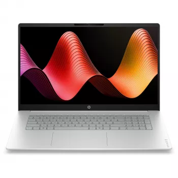 HP OmniBook 3 17-dp0150ng nešiojamas kompiuteris, 17,3 colio FHD IPS, AMD Ryzen 5 5625U, 8GB RAM, 512GB SSD, FreeDOS, Natural Silver