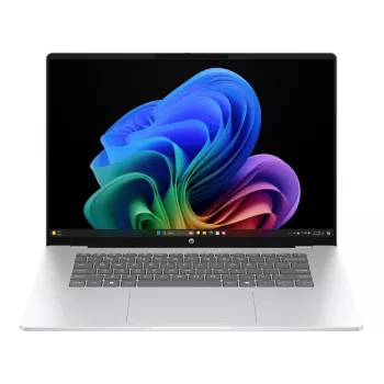 HP OmniBook 5 NGAI 16-bf0754ng 16 inch WUXGA OLED nešiojamas kompiuteris – Snapdragon X, 16GB RAM, SSD, Windows 11 Home, juodas
