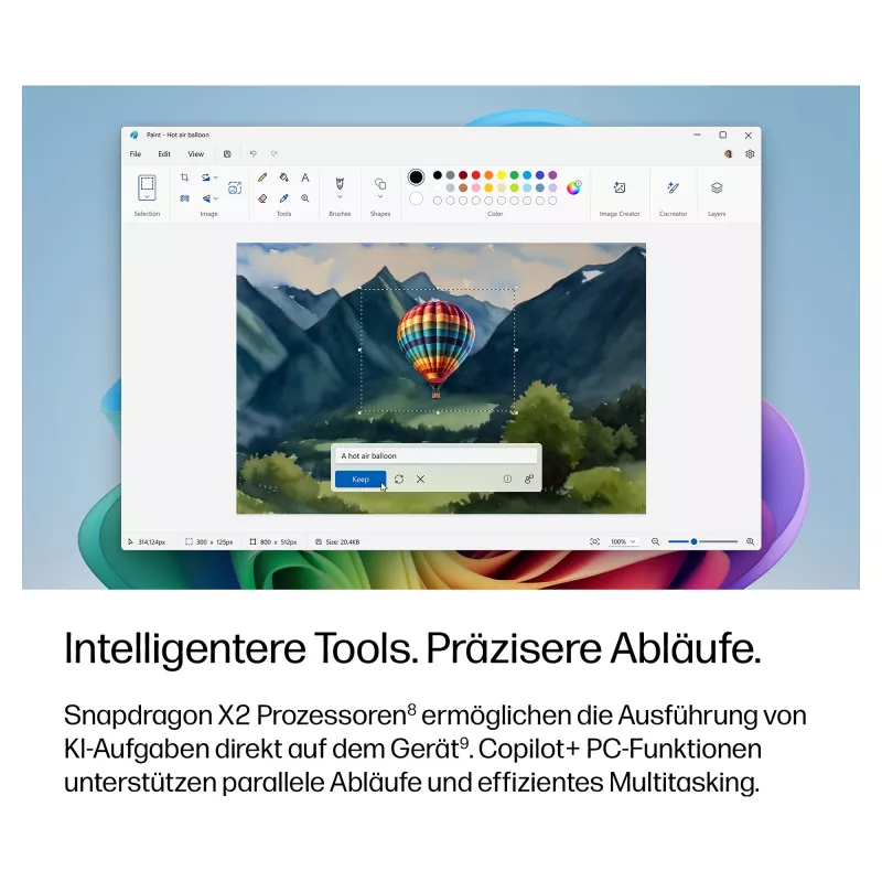 HP OmniBook Ultra 14-kg0470ngx nešiojamasis kompiuteris, Snapdragon X2 Elite, 32GB RAM, 1TB SSD, 14 colių 3K OLED jutiklinis, Windows 11 Home