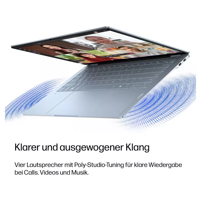 HP OmniBook Ultra 14-kg0470ngx nešiojamasis kompiuteris, Snapdragon X2 Elite, 32GB RAM, 1TB SSD, 14 colių 3K OLED jutiklinis, Windows 11 Home