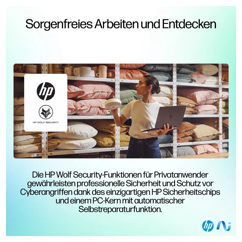 HP OmniBook Ultra Flip 14-fh0678ng 2-in-1 nešiojamas kompiuteris, Intel Core Ultra 7, 32GB RAM, 1TB SSD, 14 colių OLED jutiklinis ekranas, Windows 11 Home, natūralios sidabro spalvos