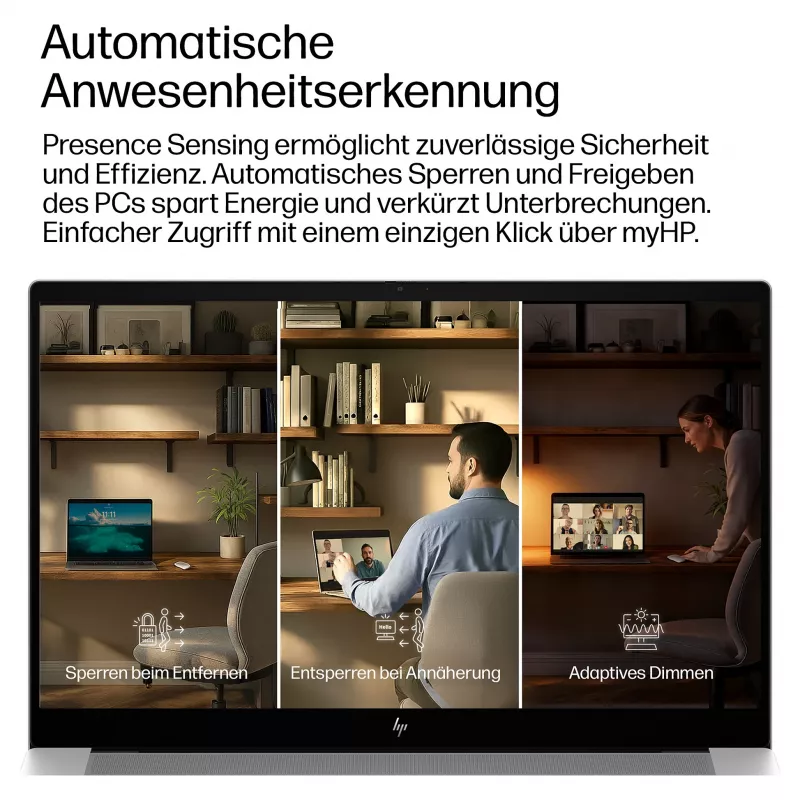 HP OmniBook X Next Gen AI 17-de0076ngx nešiojamasis kompiuteris, 17,3 colio, Intel Core Ultra 7 355, 24GB RAM, 1TB SSD, Windows 11 Home