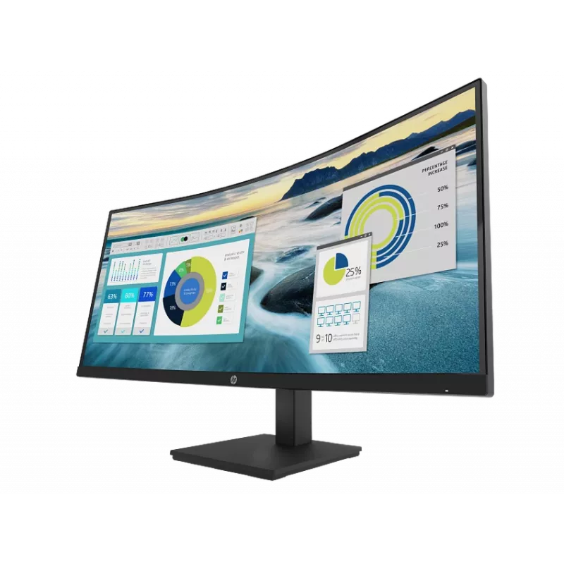 HP P34hc G4 34 colių lenktas WQHD monitorius