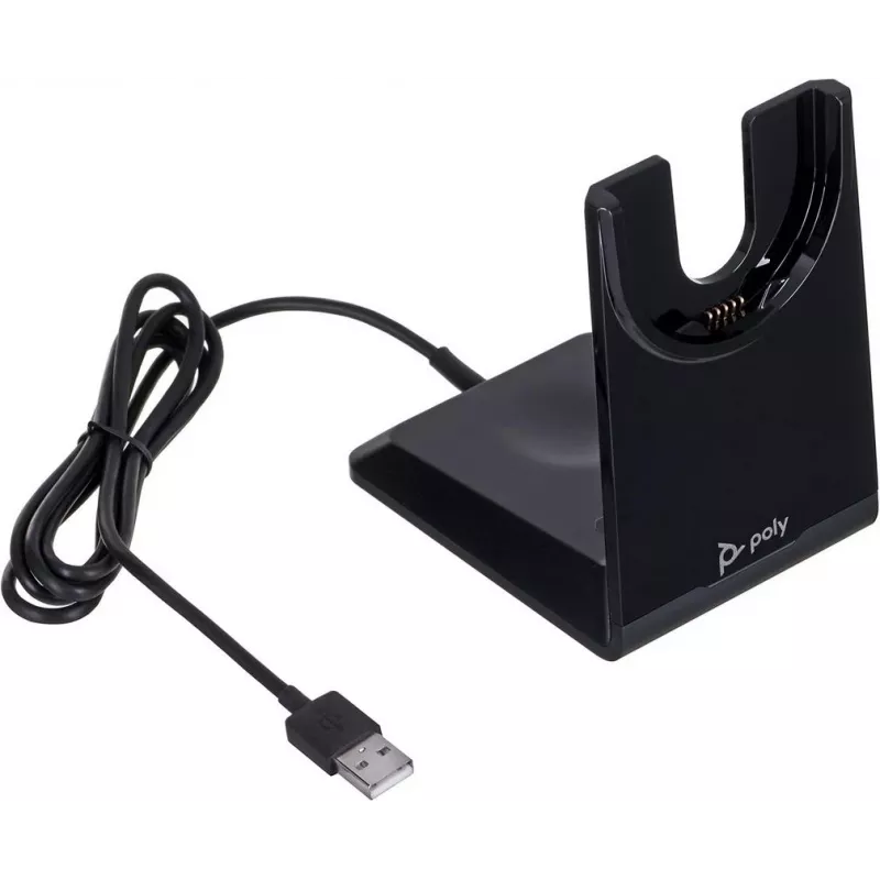 HP Poly įkrovimo stovas, skirtas Voyager 4300 UC serijos 4310, 4320, Voyager Focus 2 Office, 2 UC (220265-01)